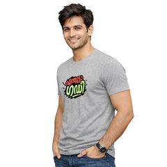 Men's Crew Neck t-shirt - എന്തൂട്ടാ ഗഡി(170 GSM single jersey)