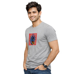 Men’s Graphic Print Round Neck T-Shirt- Shivan (170 GSM single jersey)