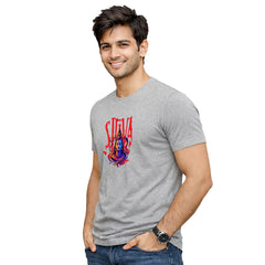 Men’s Graphic Print Round Neck T-Shirt- Shivan (170 GSM single jersey)