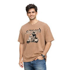 Crew Neck oversized t-shirt - ചുള്ളൻ(225 GSM heavyweight fabric)