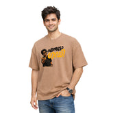 Crew Neck oversized t-shirt - എന്തൂട്ടാ ഗഡി(225 GSM heavyweight fabric)