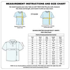 Demo Listing - Kid's unisex Polo House Colours School Uniform T-Shirt - 200GSM Mars Pique fabric (100% Micro Polyester) - Style Code: 1025