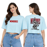 Women’s Oversized Half Sleeve Crop Top - 220 GSM