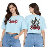 Women’s Oversized Half Sleeve Crop Top - 220 GSM