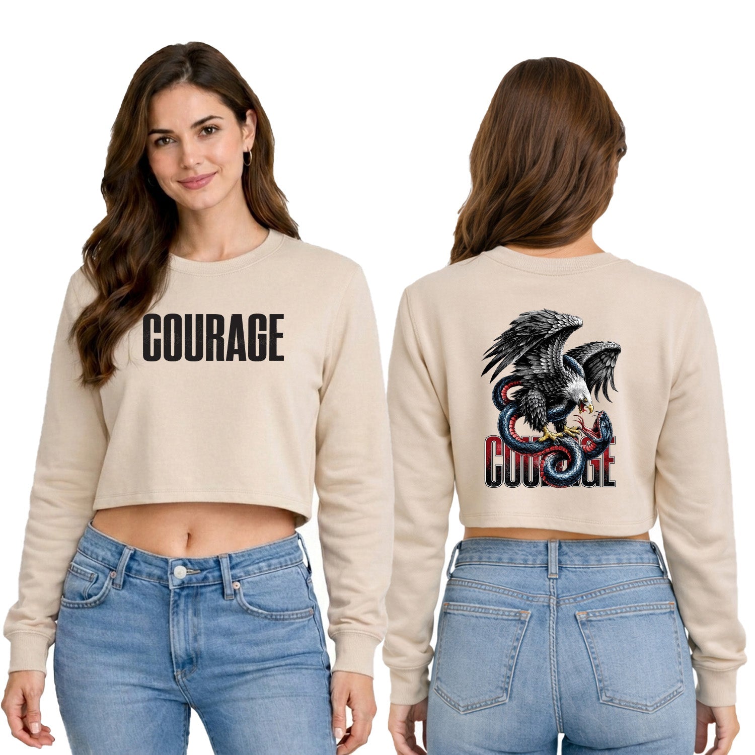 Women’s Crop top full Sleeve - 270 GSM