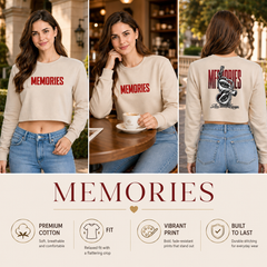 Women’s Crop top full Sleeve - 270 GSM