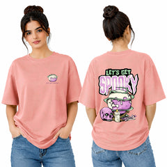 Women’s Oversized Graphic T-Shirt - Spooky (225 GSM heavyweight fabric)