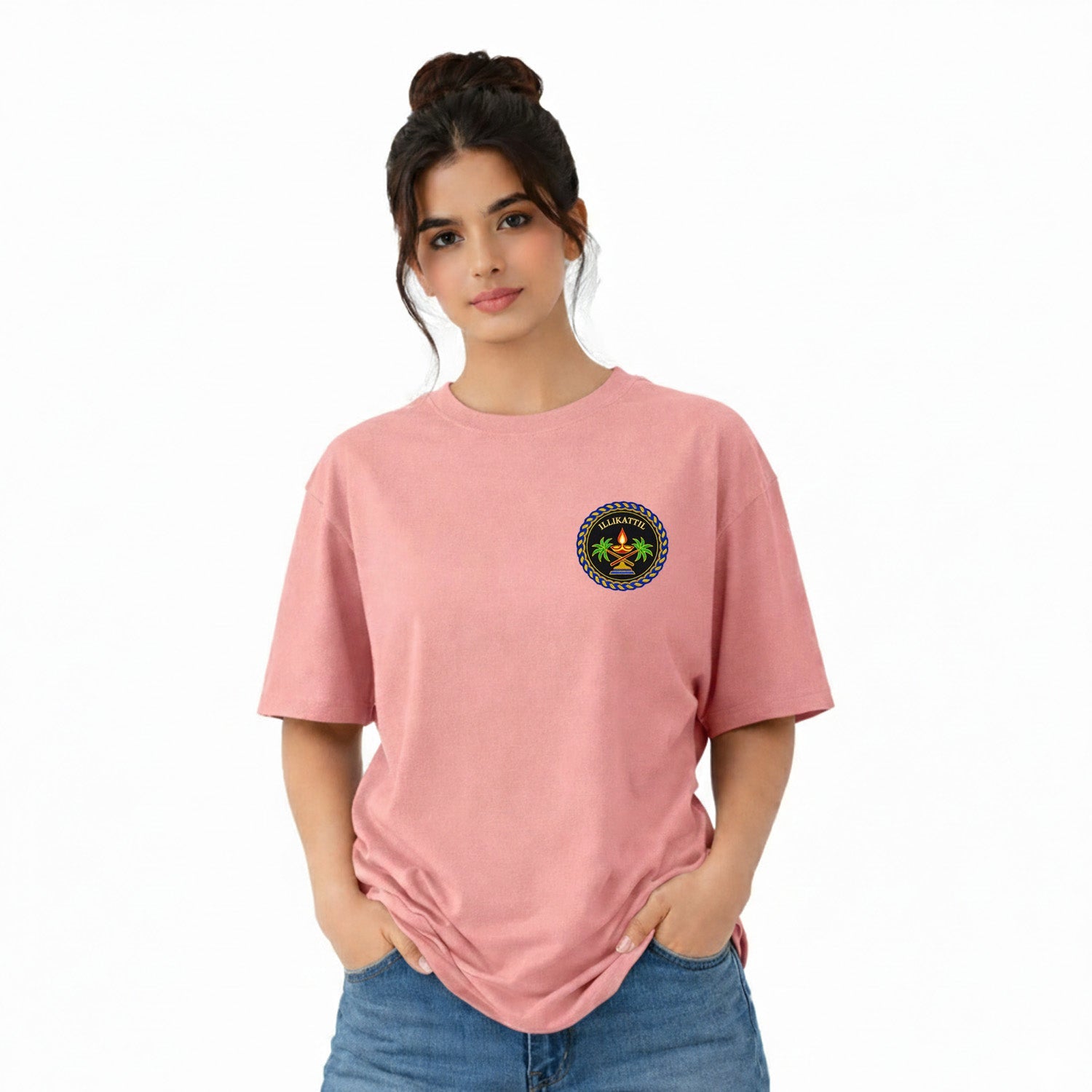 Women’s Oversized Graphic Print T-Shirt - 225 GSM