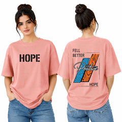 Women’s Oversized T-Shirt - Hope (225 GSM heavyweight fabric)