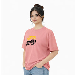 Crew Neck oversized t-shirt - എന്താ ഇഷ്ട്ടാ(225 GSM heavyweight fabric)