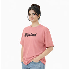 Women's Crew Neck Oversized t-shirt - ഇടുക്കിക്കാരി