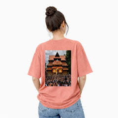 Women's Crew Neck Oversized t-shirt - തൃശൂർ പൂരം വൈബ്സ്