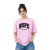 Women’s Oversized T-Shirt - Nope (225 GSM heavyweight fabric)