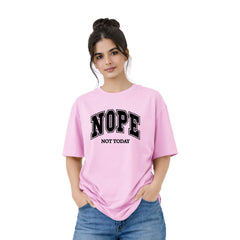 Women’s Oversized T-Shirt - Nope (225 GSM heavyweight fabric)