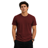 Men’s Plain Round Neck T-Shirt - 190 GSM Single Jersey