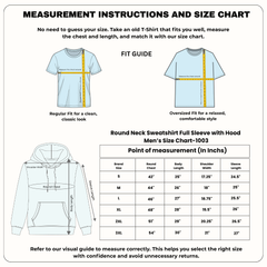 Men Hoodie Sweatshirt full sleeve – Customize