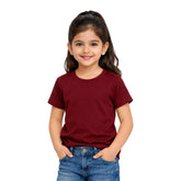 Girl’s Plain Round Neck T-Shirt