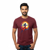 Men’s Graphic Print Round Neck T-Shirt- Jai Shree Ram (170 GSM single jersey)