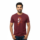 Men’s Graphic Print Round Neck T-Shirt- Hanuman (170 GSM single jersey)