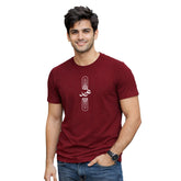 Men’s Graphic Print Round Neck T-Shirt- Allah (170 GSM single jersey)