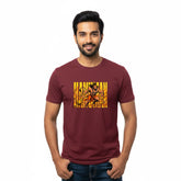 Men’s Graphic Print Round Neck T-Shirt- Hanuman (170 GSM single jersey)