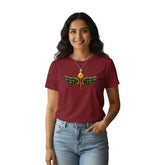 Women’s Graphic Print Round Neck T-Shirt- Murugan (170 GSM single jersey)