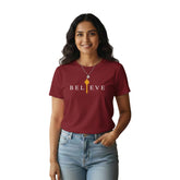 Women’s Graphic Print Round Neck T-Shirt- Hanuman(170 GSM single jersey)