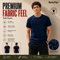 Men’s Plain Round Neck T-Shirt
