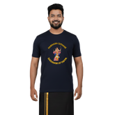 Men’s Graphic Print Round Neck T-Shirt- Ayyappan(170 GSM single jersey)