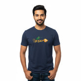 Men’s Graphic Print Round Neck T-Shirt- Murugan (170 GSM single jersey)