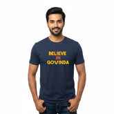 Men’s Graphic Print Round Neck T-Shirt-Tirupathi Balaji (170 GSM single jersey)
