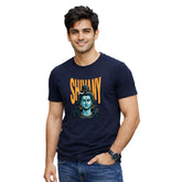 Men’s Graphic Print Round Neck T-Shirt- Shivan (170 GSM single jersey)