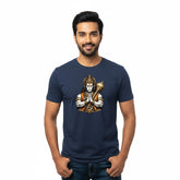 Men’s Graphic Print Round Neck T-Shirt- Hanuman (170 GSM single jersey)