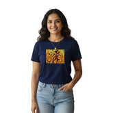 Women’s Graphic Print Round Neck T-Shirt- Hanuman(170 GSM single jersey)