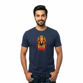 Men’s Graphic Print Round Neck T-Shirt-Tirupathi Balaji (170 GSM single jersey)