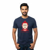 Men’s Graphic Print Round Neck T-Shirt- Buddha (170 GSM single jersey)