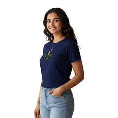 Women’s Graphic Print Round Neck T-Shirt- Murugan (170 GSM single jersey)