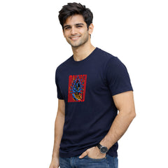 Men’s Graphic Print Round Neck T-Shirt- Shivan (170 GSM single jersey)