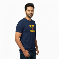 Men’s Graphic Print Round Neck T-Shirt-Tirupathi Balaji (170 GSM single jersey)