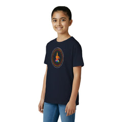 Girl’s Graphic Print Round Neck T-Shirt- Ayyappan