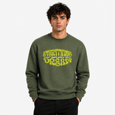 Men’s Graphic Print Round Neck Sweatshirt - 270 GSM