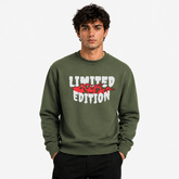 Men’s Graphic Print Round Neck Sweatshirt - 270 GSM