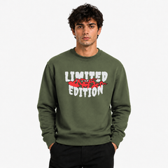 Men’s Graphic Print Round Neck Sweatshirt - 270 GSM