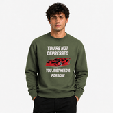 Men’s Graphic Print Round Neck Sweatshirt - 270 GSM