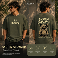 Men’s Oversized T-Shirt - System Survival
