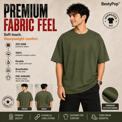 Men’s Oversized Plain T-Shirt