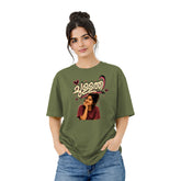Crew Neck oversized t-shirt - ചുള്ളത്തി(225 GSM heavyweight fabric)