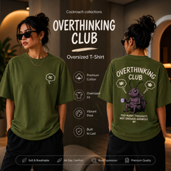 Women’s Oversized T-Shirt - Overthinking Club