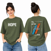 Women’s Oversized T-Shirt - Hope (225 GSM heavyweight fabric)