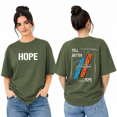 Women’s Oversized T-Shirt - Hope (225 GSM heavyweight fabric)
